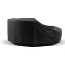 Cannes Outdoor Round Aluminium Daybed in White with Cream Rope