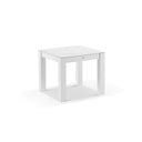 Hugo Outdoor 4 Seater Square Ceramic and Aluminium Dining Table with Kansas Chairs in Sunbrella