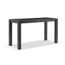 Hugo Outdoor Ceramic 2m Rectangle Aluminium Bar Table with 6 x Kansas Bar Stools