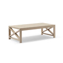 Kansas Package C - Outdoor Aluminium Corner Modular Lounge Set with Coffee Table in Light Oak Timber Look