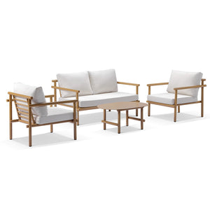 Elanora 2+1+1 Outdoor Lounge Setting with Coffee Table