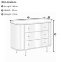 Abbotsbury Indoor Chest of Drawers with Marble Top