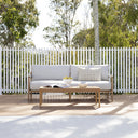 Allora 2.5+1+1 Timber and rope Lounge Setting with Coffee Table