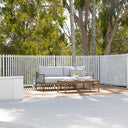 Allora 2.5+1+1 Timber and rope Lounge Setting with Coffee Table