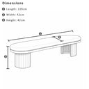 Aria Outdoor 2.4m Ceramic Table Top Dining Setting with Benches