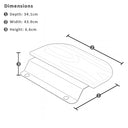 Aspen Outdoor Round Aluminium Daybed