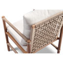 Entertainer 2.45cm Outdoor Aluminium Dining Table with 8 Avery Rope Chairs