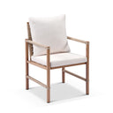 Entertainer 2.45cm Outdoor Aluminium Dining Table with 8 Avery Rope Chairs
