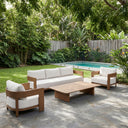 Marlo 3+1+1 Outdoor Aluminium Lounge Set With Coffee Table
