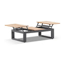 Balmoral Teak Top Aluminium Coffee Table