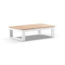 Balmoral Teak Top Aluminium Coffee Table