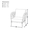 Bangalow 2+1+1 Outdoor Lounge Setting with Coffee Table