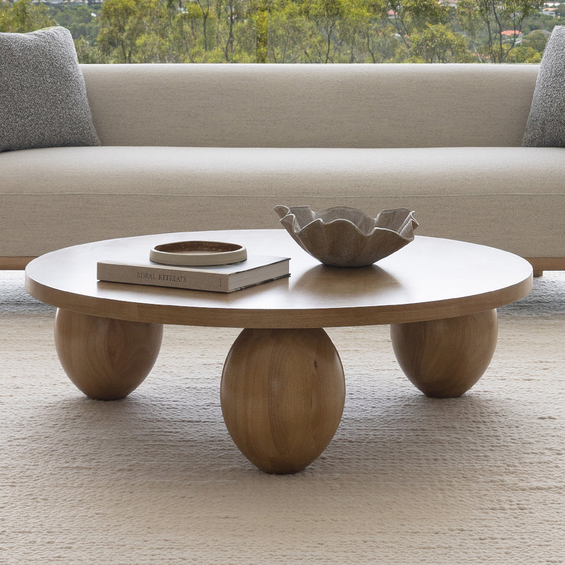 Oakdale Round Indoor Timber Coffee Table