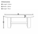 Beaumont Indoor Wooden Dining Table