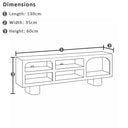 Beaumont Indoor Mango Wood TV Unit