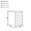 Belrose Bin House Storage Unit Box