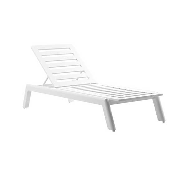 Bondi Outdoor Aluminium Sun lounge Set with Santorini Side Table