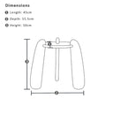 Bowen Indoor Round Timber Side Table