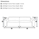 Brighton Indoor 2 Seater Fabric Sofa Lounge