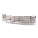 Canggu Outdoor Curved Lounge Setting with Coffee Table Set