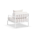 Capella 3+1+1 Outdoor Aluminium Lounge with Coffee Table Set in Sunbrella