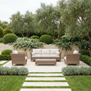 Carolina Outdoor Lounge 3+1+1 with Coffee Table