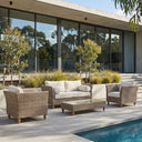 Carolina Outdoor Lounge 2+1+1 with Coffee Table