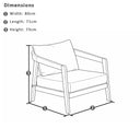 Casuarina 3+1+1 Outdoor Lounge Setting with Coffee Table Set