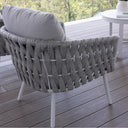 Lismore 3+2+1 Seater Outdoor Aluminium and Rope Lounge Set