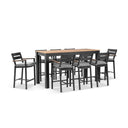 Balmoral 2m Bar Table with 8 Capri Bar stools