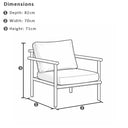 Elanora 2+1+1 Outdoor Lounge Setting with Coffee Table