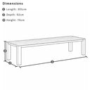 Entertainer 3.05m Outdoor Aluminium Dining Table
