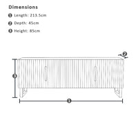Esperance Indoor Timber Buffet Sideboard