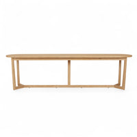 Kingscliff 10 Seater Rectangle Indoor Timber Dining Table and Chairs Setting