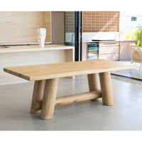 Fingal Indoor 2.2m Timber Dining Table