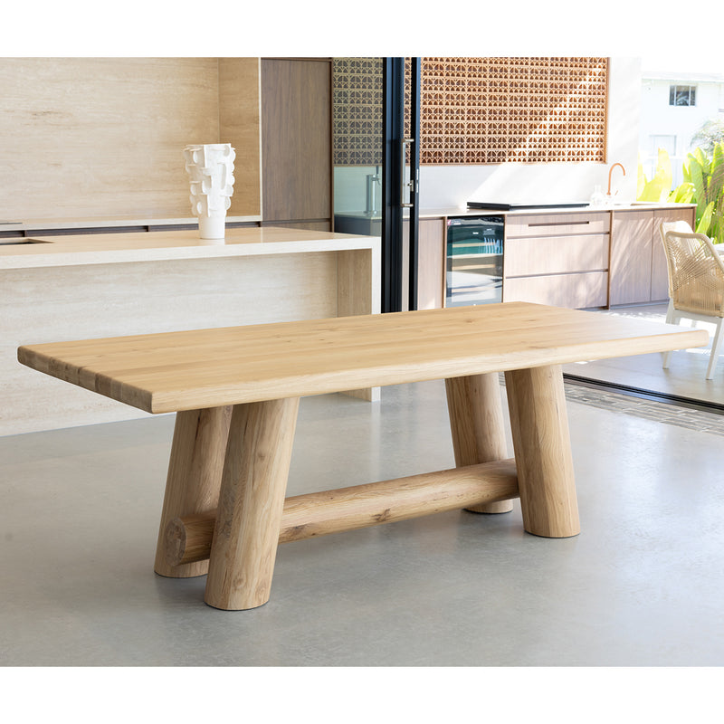 Fingal Indoor 2.2m Timber Dining Table