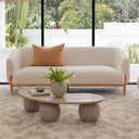 Fraser Indoor 3 seater Plush Fabric Sofa Lounge