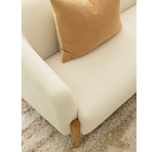 Fraser Indoor 2 seater Plush Fabric Sofa Lounge