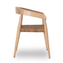 Glenorie Indoor 4 Seater Round Timber Dining Table and Chairs Setting