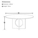Glenorie Round Indoor Timber Dining Table