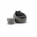 Newport Outdoor Wicker Lounge 2 x Arm Chair with Side Table