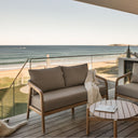 Hartley Outdoor 2+1+1 Timber Lounge Set with Coffee Table