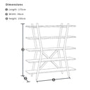 Hayman Indoor Timber Bookshelf Shelving Unit