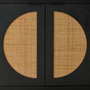 Hendrix Indoor Timber And Rattan Buffet Sideboard