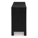 Hendrix Indoor Timber And Rattan Buffet Sideboard