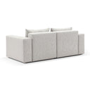 Henley Outdoor 2 Seater Fabric and Aluminium Lounge