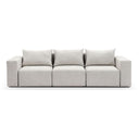 Henley Outdoor 3 Seater Fabric and Aluminium Lounge