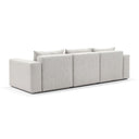Henley Outdoor 3 Seater Fabric and Aluminium Lounge