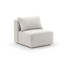 Henley Outdoor Fabric and Aluminium Modular Chaise Lounge