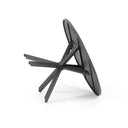 Houston Outdoor 1.2m Round Aluminium Dining Setting with 4 Santorini Chairs